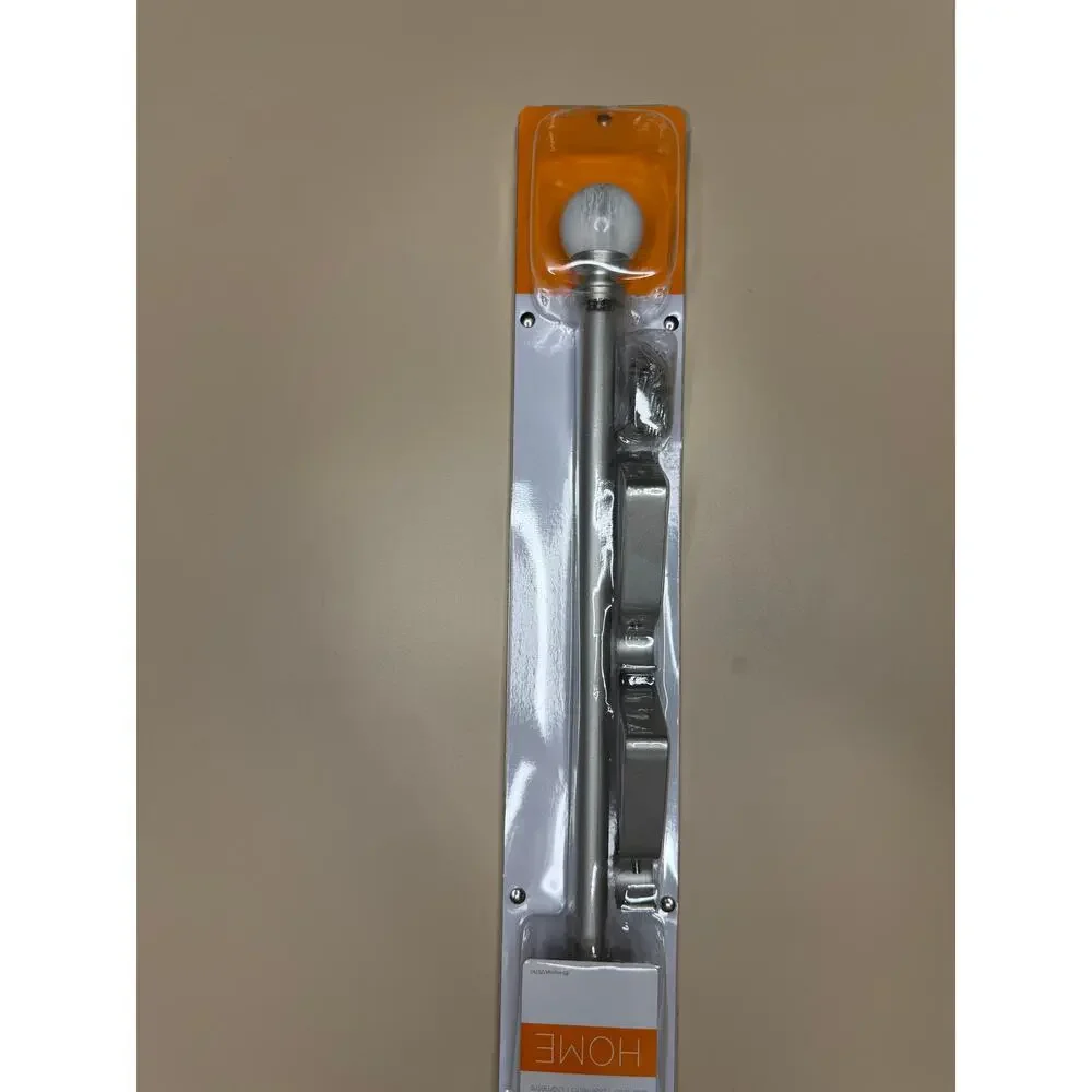 Kenney Jillian Petite Marble Ball 1/2 IN Adjustable Curtain Rod